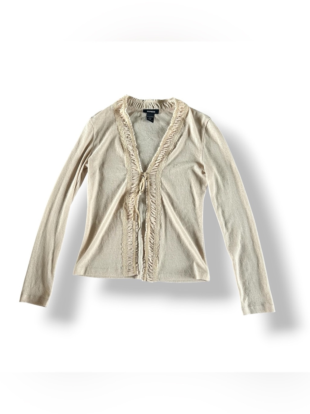 [Express] Tie Front Blouse